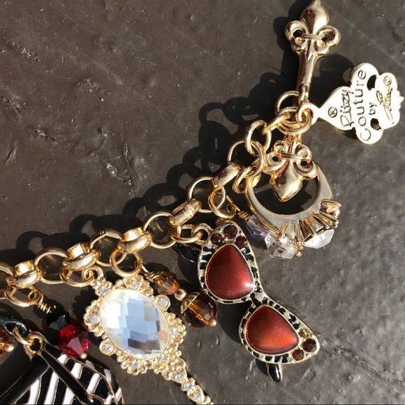 NWOT -Authentic Ritzy Couture Bracelet with charms - Picture 4 of 7